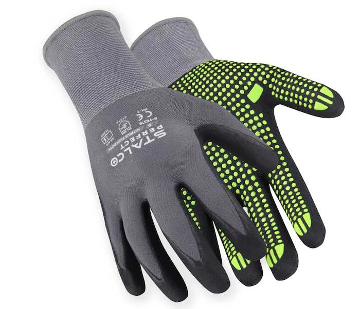 Stalco Perfect Pirštinės NITRILE FLEX PVC DOTS 11 dydis
