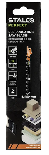 Stalco Perfect Ties.pjūkleliai apšiltinimo medžiagoms 150mm 12TPI 2vnt.