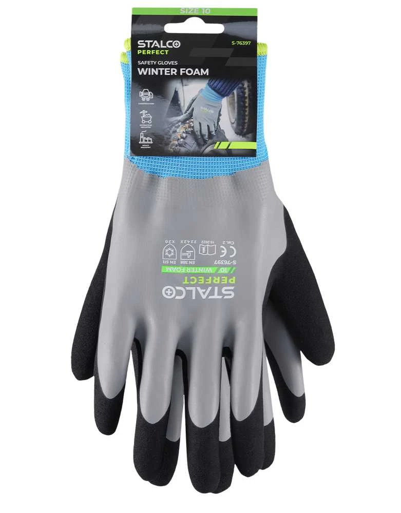 Stalco Perfect Žieminės pirštinės WINTER FOAM 10 dydis