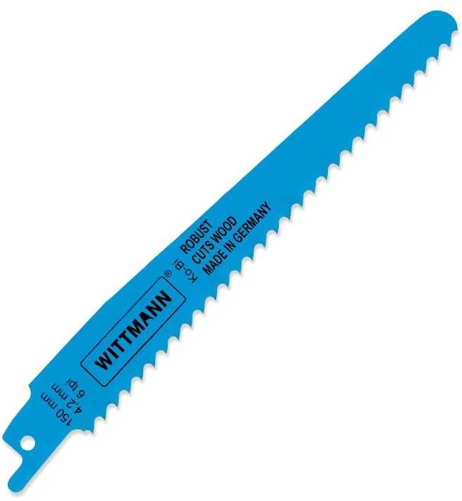 Tiesinis pjūklelis medienai 150mm 6TPI, WITTMANN