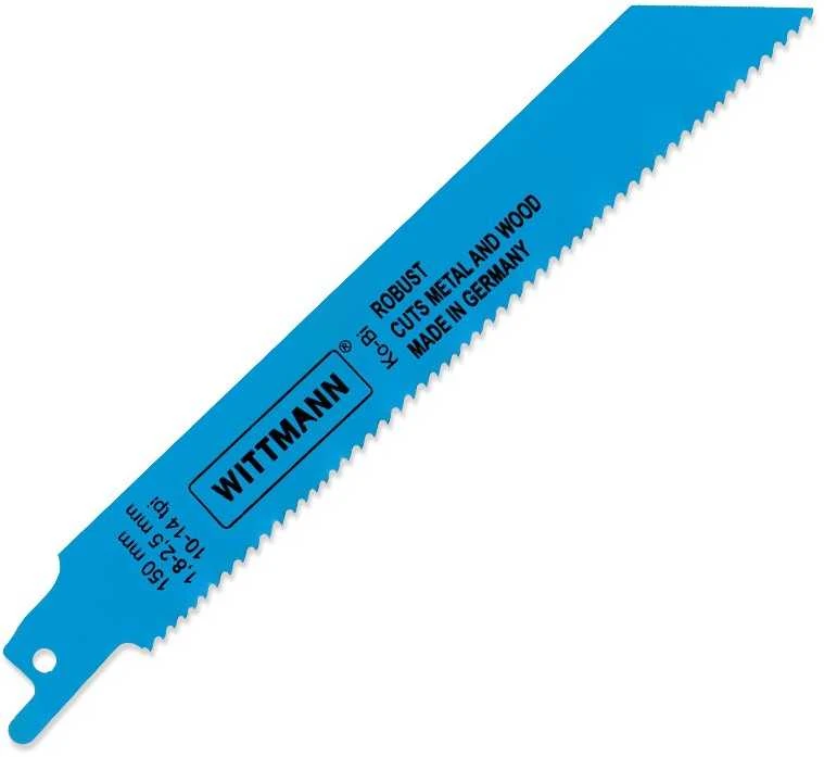 Tiesinis pjūklelis, universalus 150mm 10-14TPI WITTMANN