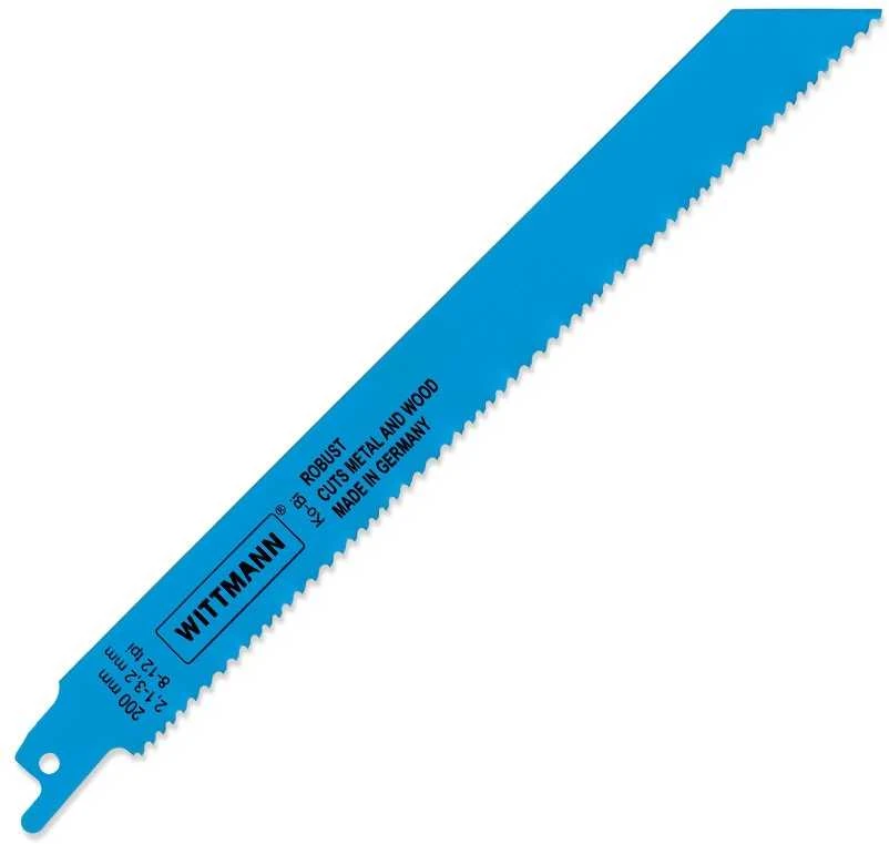 Tiesinis pjūklelis universalus 200mm 8-12TPI, WITTMANN