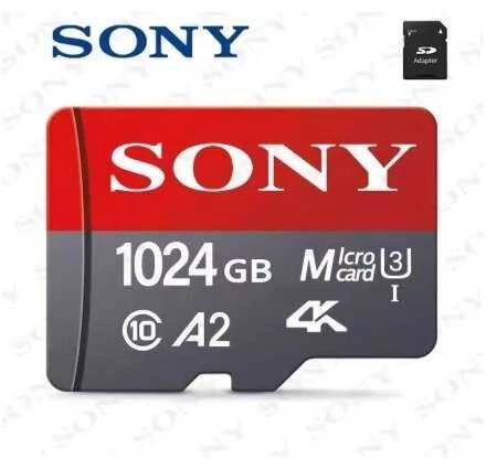 1024 GB Micro SD tipo atminties kortelė