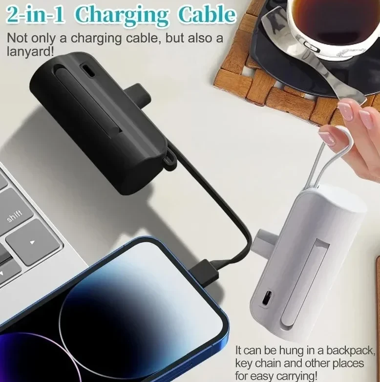 20000mAh mini nešiojamoji baterija, power bankas