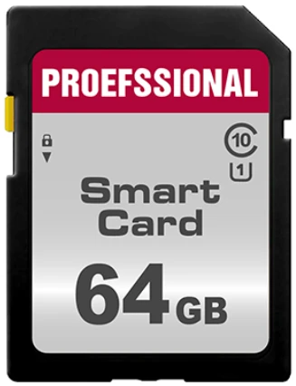 64 GB SD tipo atminties kortelė