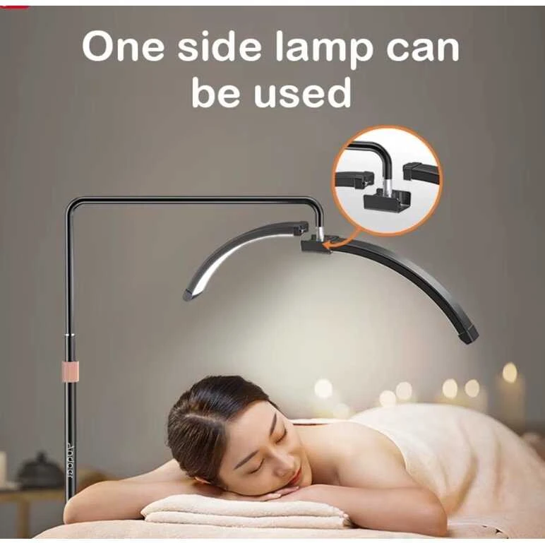 Andoer HD-M5X 36 W LED vaizdo apšvietimas, pusmėnulio formos užpildo lemputė 3000K-6000K, reguliuojamas 180 cm