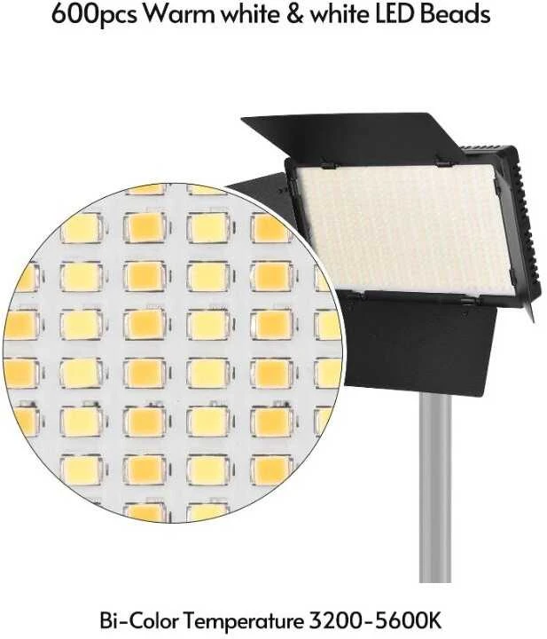 Andoer LED-600 šviestuvas