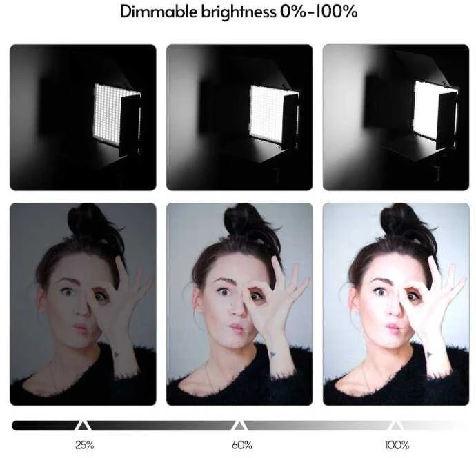 Andoer LED-600 šviestuvas