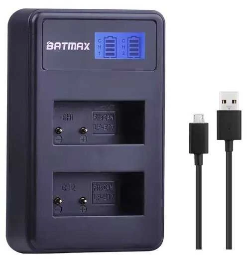 Batmax LP-E17 akumuliatorius ir kroviklis