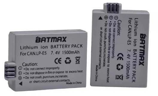 Batmax LP-E5 akumuliatorius 2 vnt