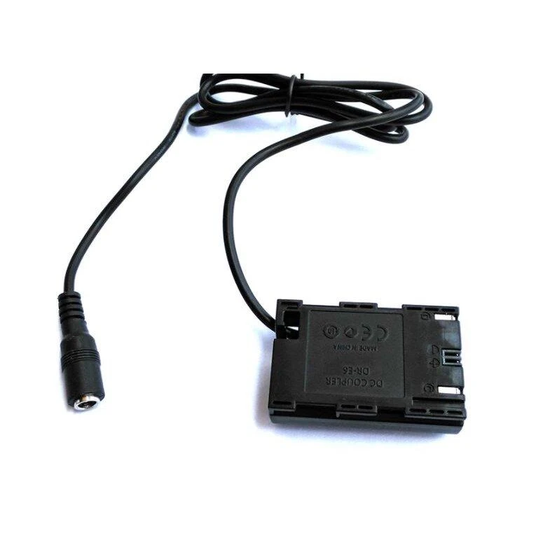LP-E6 baterijos maitinimas nuo USB