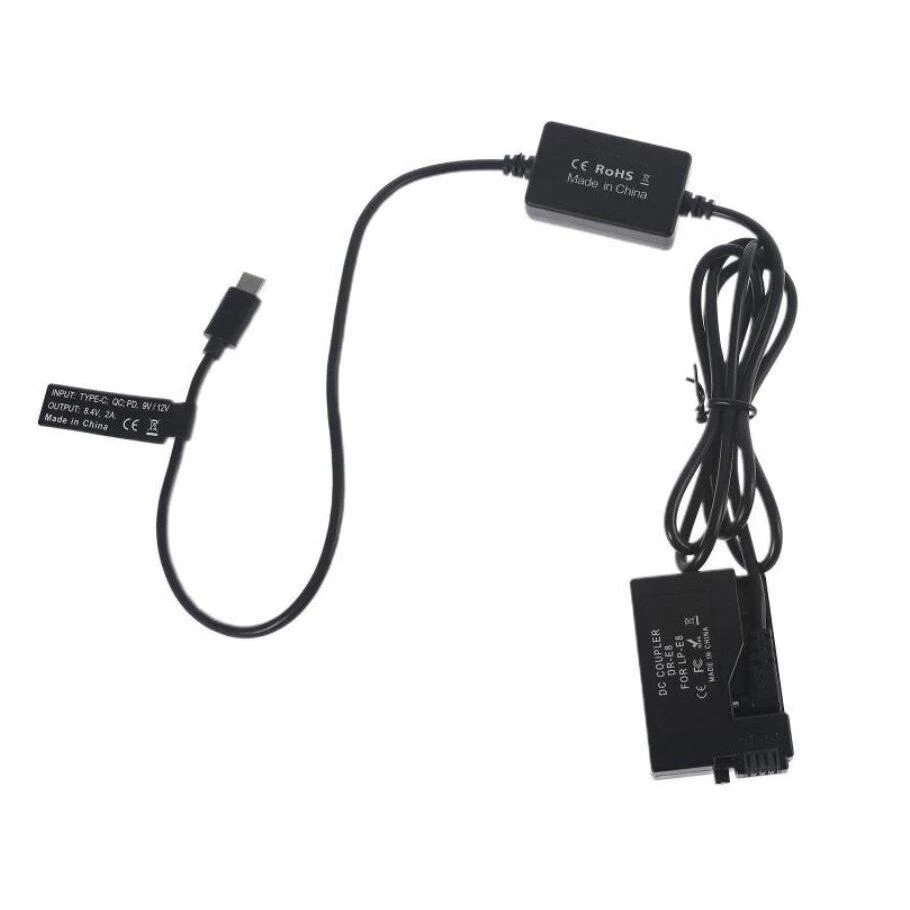 Canon LP-E8 baterijos maitinimas nuo USB