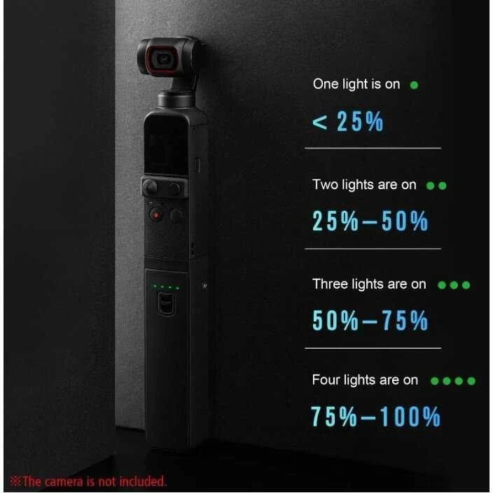Startrc Greitai įkraunamas Power Bank'o dėklas skirtas DJI Pocket 2
