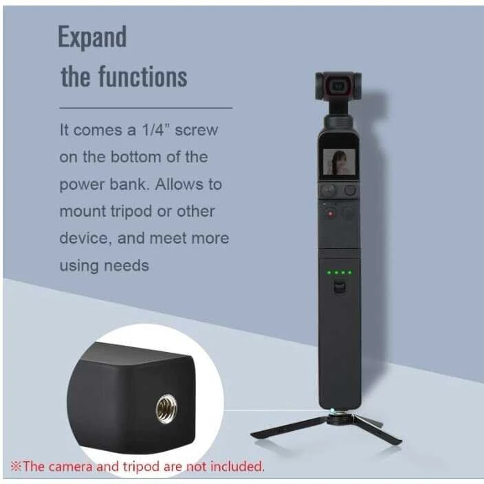 Startrc Greitai įkraunamas Power Bank'o dėklas skirtas DJI Pocket 2