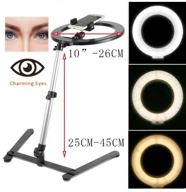 LED apšvietimo sistema ant stalo su 26 cm apšvietimo lempa