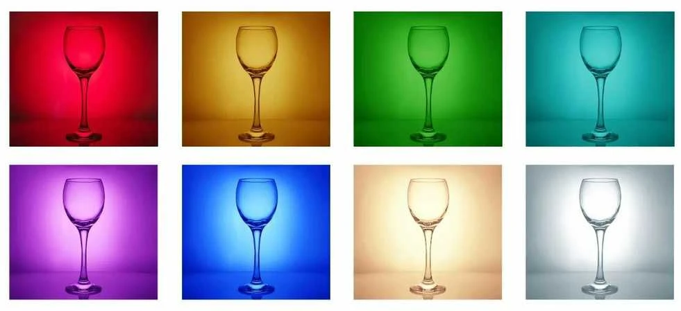 LED lempa Andoer W140 RGB