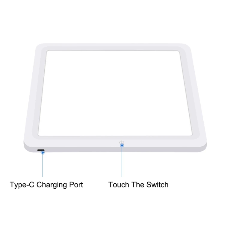 LED padėklas daiktų fotografavimui 29cm