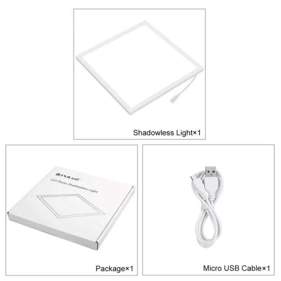 LED padėklas daiktų fotografavimui