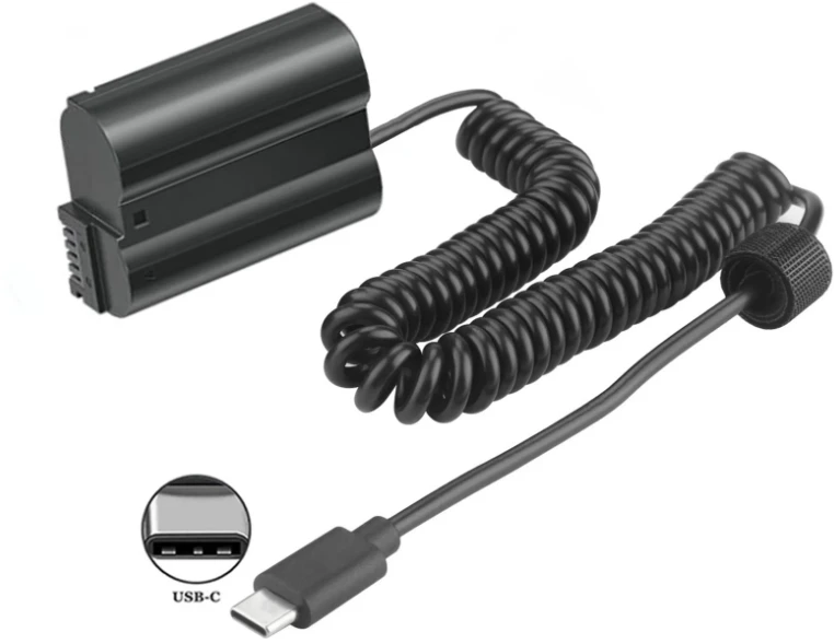 Nikon EN-EL15 baterijos atskiras maitinimas nuo 220 V arba USB