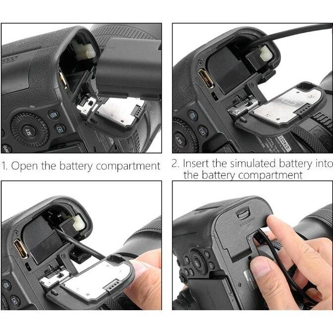 Nikon EN-EL15 baterijos atskiras maitinimas nuo 220 V arba USB