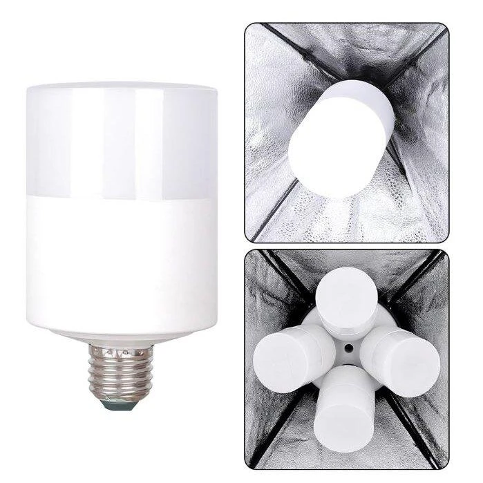 stovai su 4 apšvietimo lempomis (softbox)