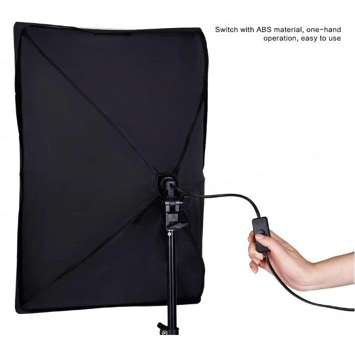 stovai su apšvietimo lempomis (softbox)