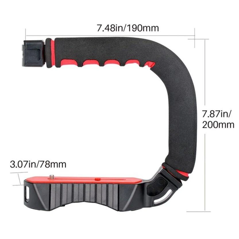 Ulanzi U-Grip PRO U formos laikiklis vaizdo rankenos rankinis stabilizatorius