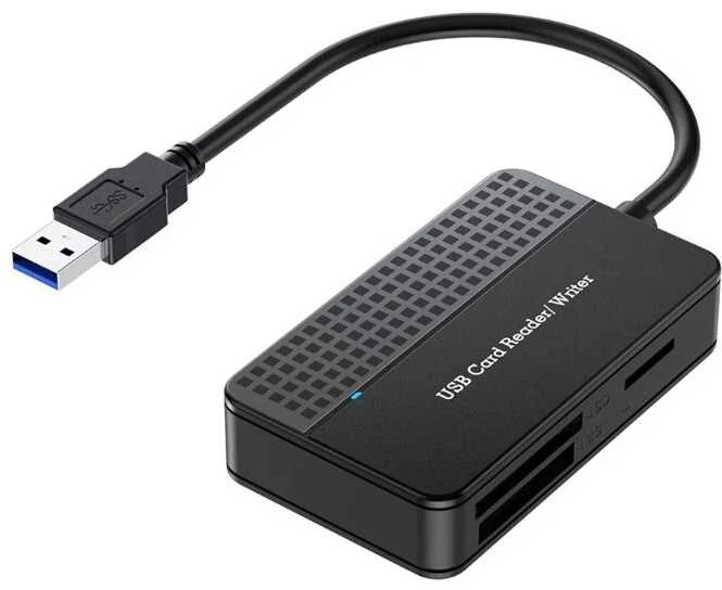 USB 3.0 tipo atminties kortelių skaitytuvas 4 viename SD TF CF MS Flash kortelės adapteris