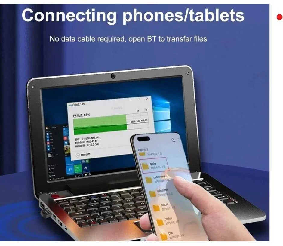 USB Bluetooth 5.4 Adapteris Mini USB imtuvas Siųstuvas Belaidei Pelei, Klaviatūrai ir pan