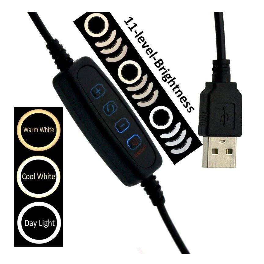 žiedinė 30 cm LED lempa