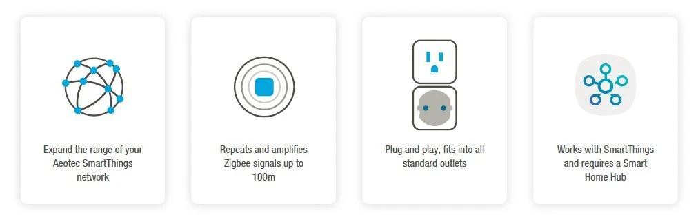 AEOTEC | AEOTEC Range Extender Zi (Zigbee) | Z-Wave