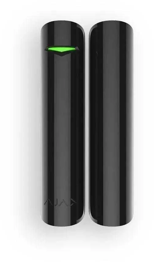 Ajax DoorProtect Plus juodas magnetinis kontaktas