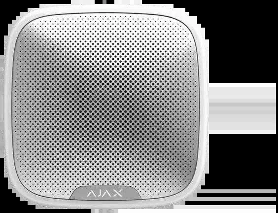Ajax StreetSiren lauko sirena (balta)