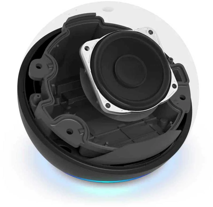 Amazon Echo Dot (5. Gen) nešiojama išmanioji kolonėlė, Medžio anglies spalvos