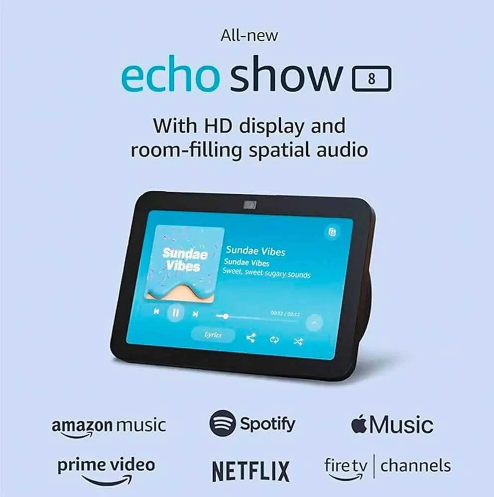 Planšetė Amazon Echo Show 8 (3 gen.) Charcoal