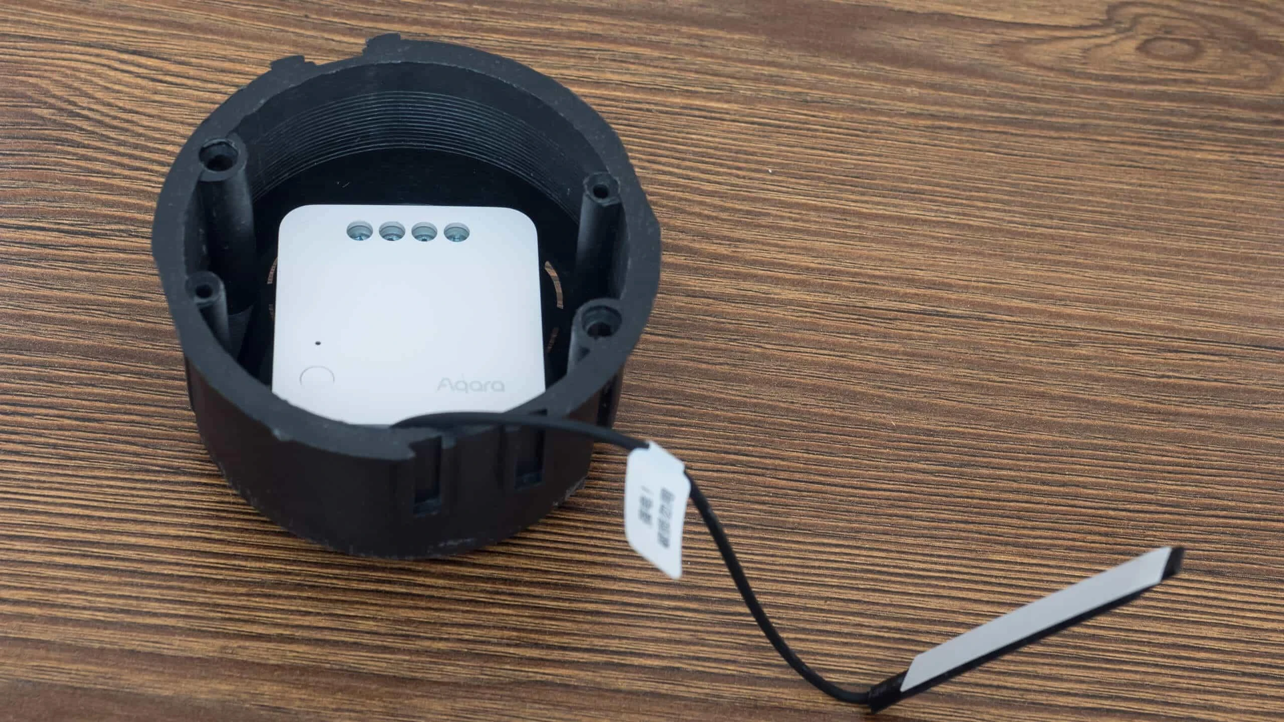„Aqara“ vieno jungiklio modulis T1 (be neutralės) Baltas