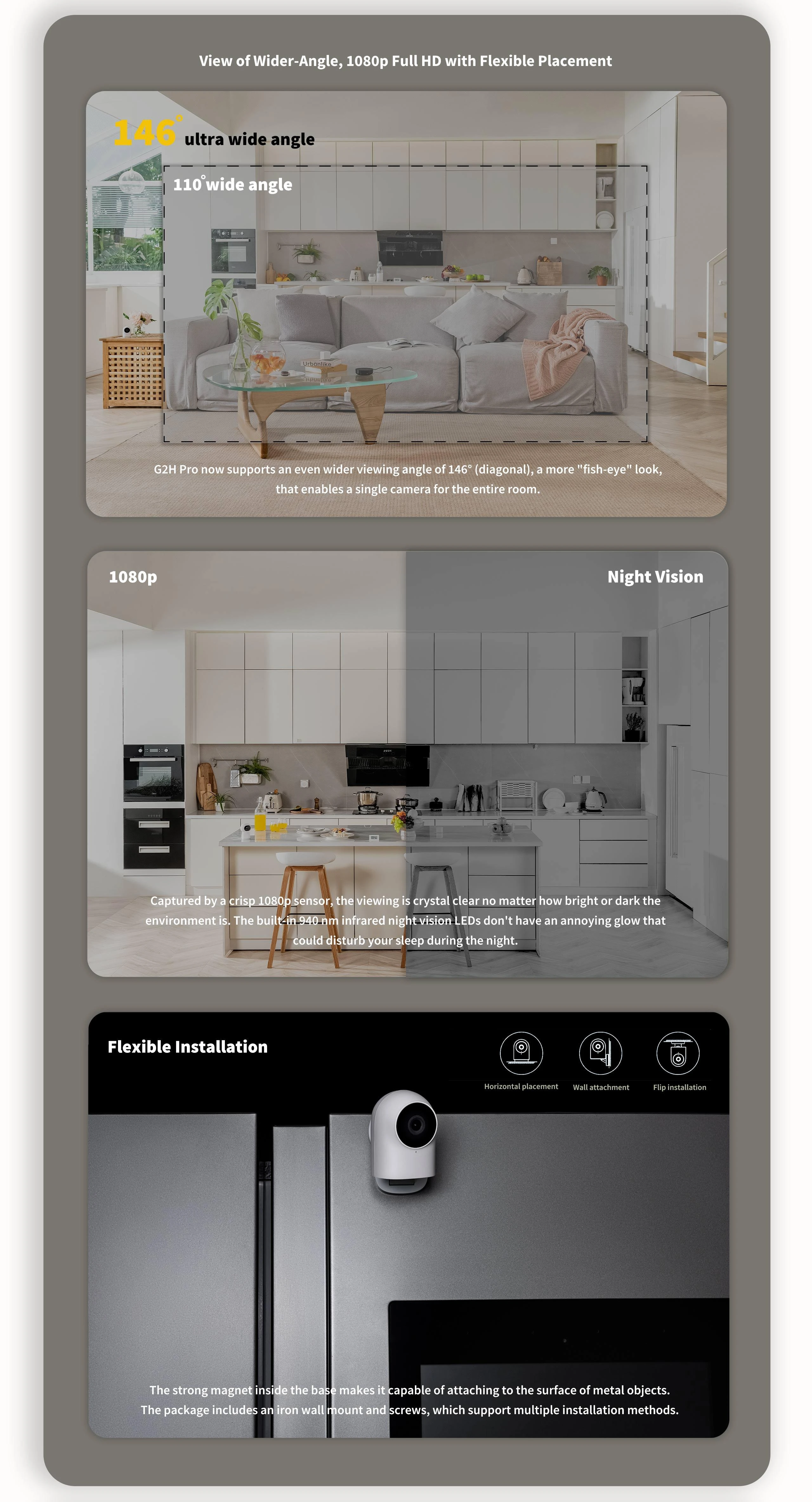 Aqara G2H PRO Zigbee kamera / centralė HUB (CH-C01)