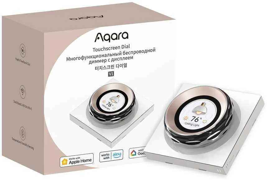 AQARA Jutiklinis ekranas Dial V1 sukamasis jungiklis su ekranu (DS-K01D)