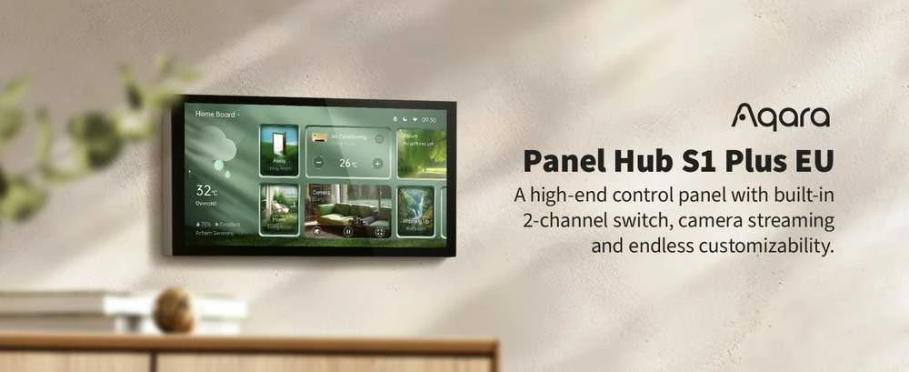 AQARA Panel Hub S1 Plus jutiklinis skydelis (MP-K03D)