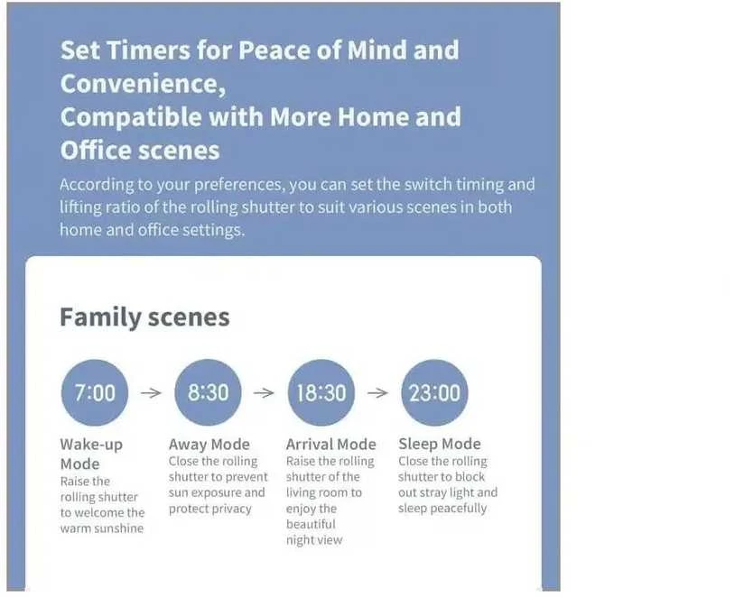 AQARA T1S Zigbee roletų valdiklis