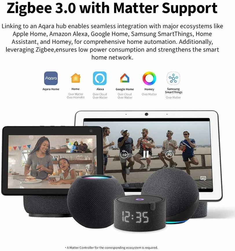 AQARA T1S Zigbee roletų valdiklis