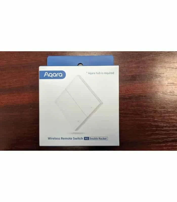 Aqara Wirless nuotolinio valdymo jungiklis H1 (dvigubas rokeris) WRS-R02 Baltas