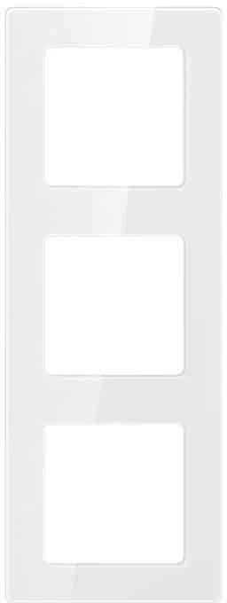 Trigubo rėmo lizdas Avatto N-TS10-Frame-W3 (baltas)
