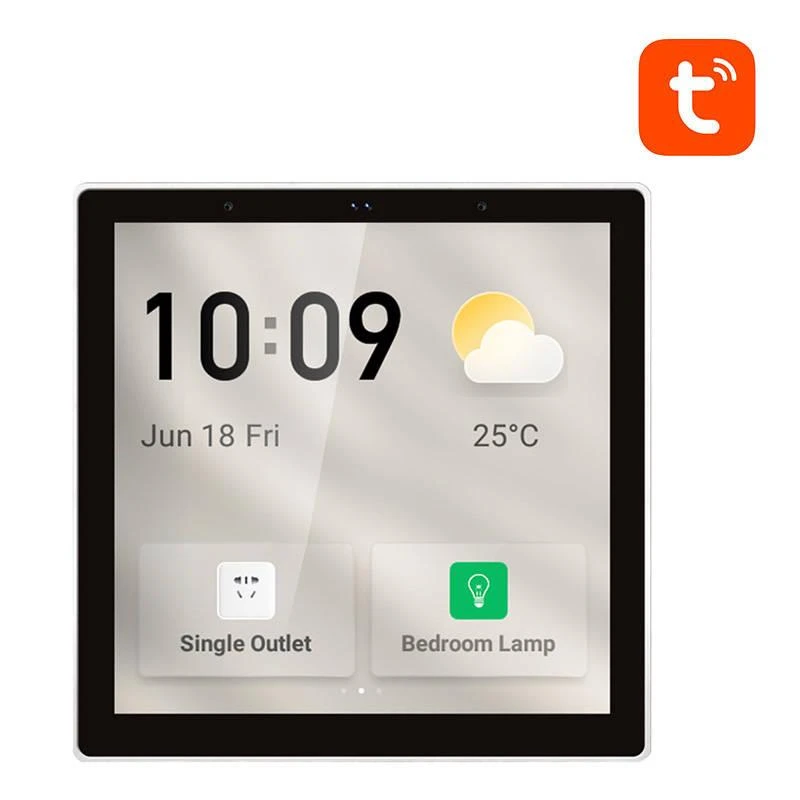 Avatto T6E panelė Wi-Fi Bluetooth Zigbee centralė valdiklis TUYA