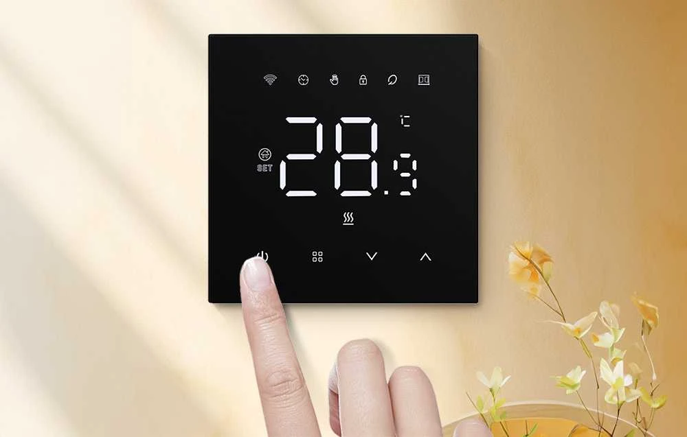 Išmanusis termostatas Avatto WT410-BH-3A-B dujinis boileris 3A WiFi