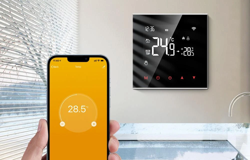 Avatto WT100 Wifi vandens šildymo termostatas 3A TUYA
