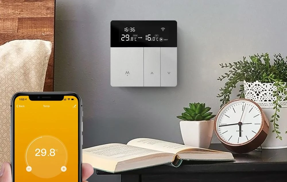 Avatto WT50 Wifi katilo termostatas valdiklis 3A TUYA