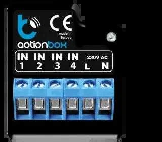 BleBox ActionBox - daugiafunkcinis veiksmų paleidiklis WiFi - Android/iOS programėlė
