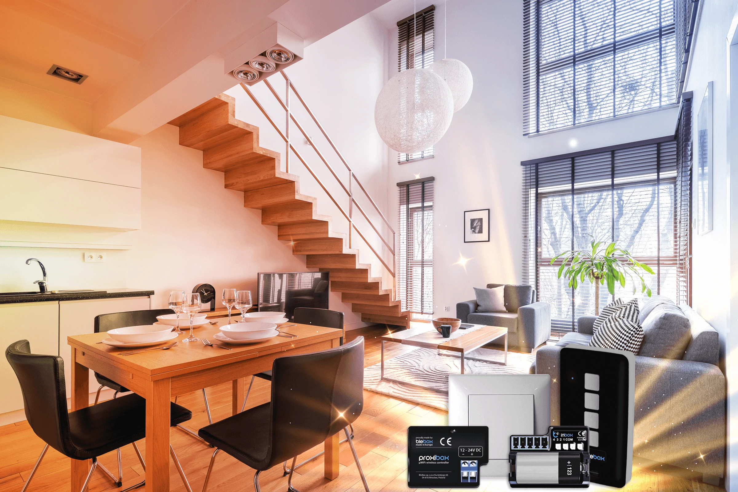 BleBox SwitchBox Light - 230V WiFi relė - Android/iOS programa