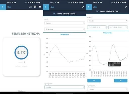 BleBox tempSensor - temperatūros jutiklis Wi-Fi